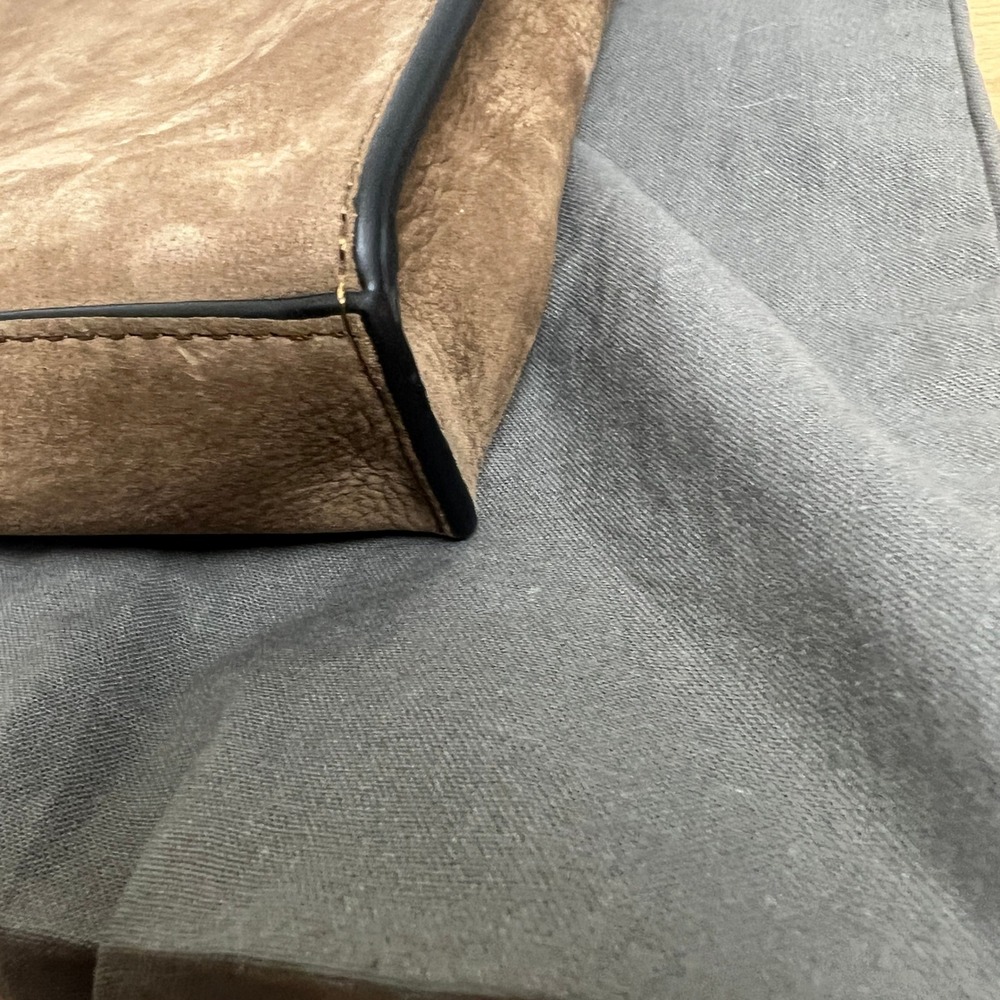 Allsaints All Saints Edbury Oversized Suede Tote Shoulder Bag Purse - Picture 7 of 13
